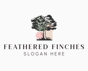 Old Tree Landscape logo design