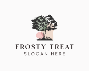 Old Tree Landscape logo design