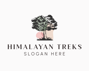 Old Tree Landscape logo design