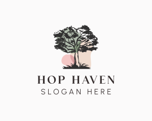 Old Tree Landscape logo design