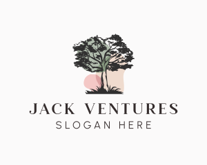 Old Tree Landscape logo design