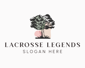 Old Tree Landscape logo design