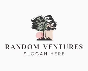 Old Tree Landscape logo design