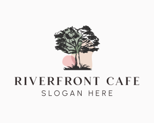 Old Tree Landscape logo design