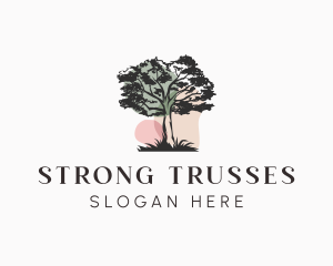 Old Tree Landscape logo design