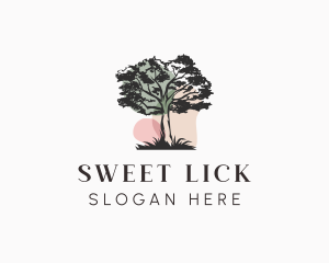 Old Tree Landscape logo design