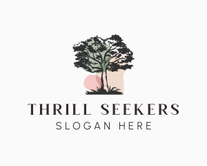 Old Tree Landscape logo design