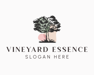 Old Tree Landscape logo design