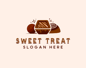 Candy - Chocolate Candy Dessert logo design