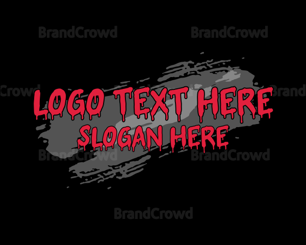 Scary Drip Wordmark Logo