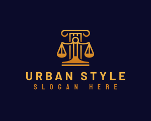 Judiciary - Scale Law Firm logo design
