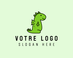 Cute Baby Dinosaur Logo