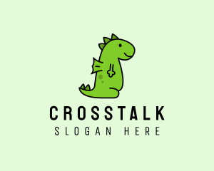 Cute Baby Dinosaur Logo