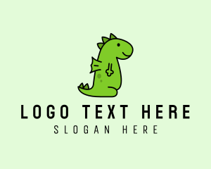 Cute Baby Dinosaur Logo