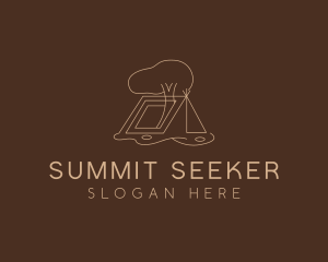 Simple Tree Tent logo design