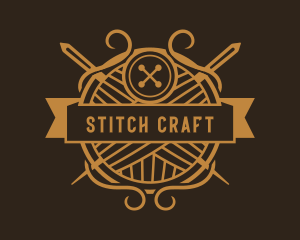 Embroidering - Yarn Needle Tailoring logo design