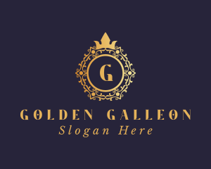 Royal Golden Shield logo design