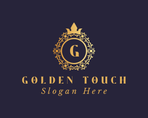 Royal Golden Shield logo design