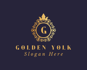 Royal Golden Shield logo design