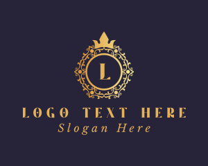 Premium - Royal Golden Shield logo design