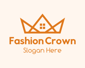 Orange House Crown logo design