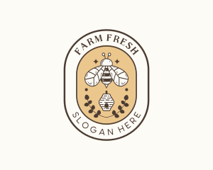 Honey Bee Farm logo design