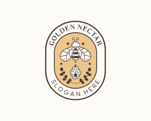 Honey - Honey Bee Farm logo design