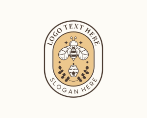 Hive - Honey Bee Farm logo design