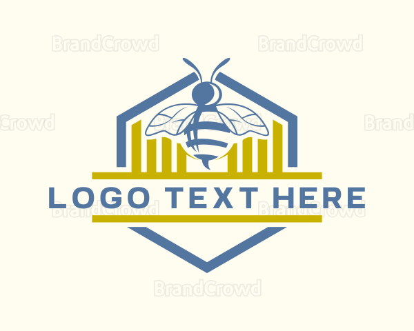 Wild Bee Hive Logo