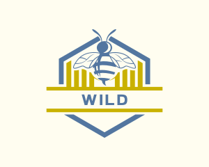 Wild Bee Hive  Logo