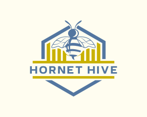 Wild Bee Hive  logo design