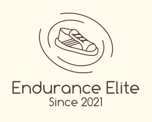 Marathon - Shoe Circular Orbit logo design