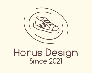 Shoe Circular Orbit logo design