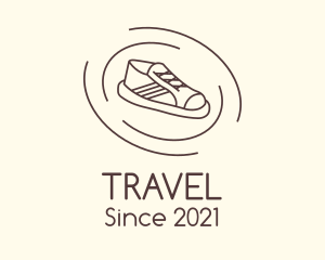 Shoe Circular Orbit logo design