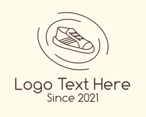 Footwear - Shoe Circular Orbit logo design