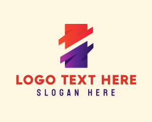 Modern - Modern Abstract Rectangle logo design