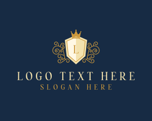 Legal Advice - Royal Crown Shield Monarch logo design