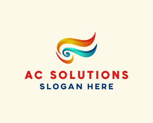 Ac - Sustainable Energy Element logo design