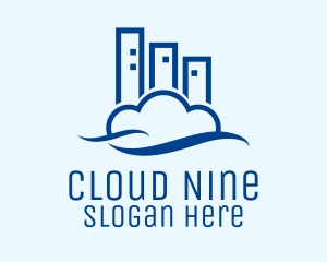 Sky High - Modern Cloud Building logo design