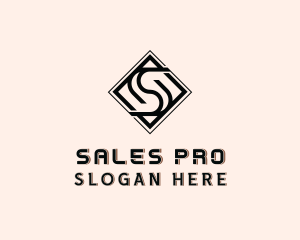 Industrial Tile Letter S  logo design