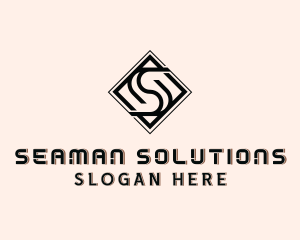 Industrial Tile Letter S  logo design