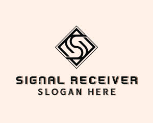 Industrial Tile Letter S  logo design