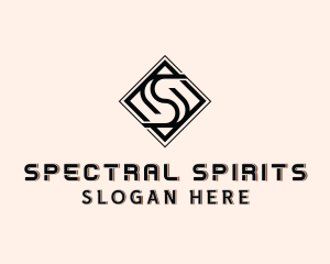 Industrial Tile Letter S  logo design