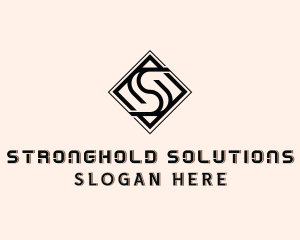 Industrial Tile Letter S  logo design