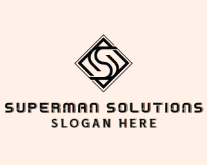 Industrial Tile Letter S  logo design