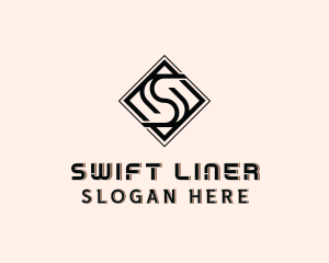 Industrial Tile Letter S  logo design