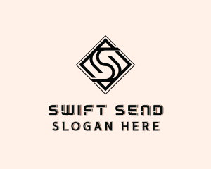 Industrial Tile Letter S  logo design