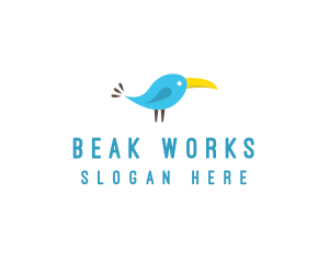 Little Blue Bird logo design