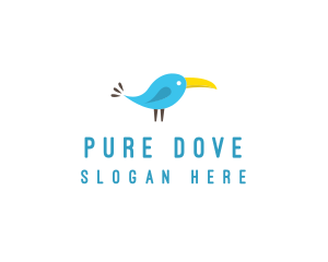 Little Blue Bird logo design