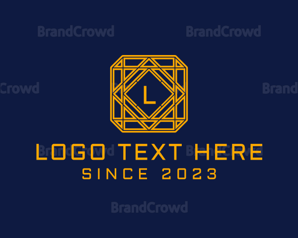 Luxurious Cyber Technology Logo